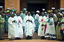 23 marzo 2012 - Mons. Gaston Ruvezi, sdb, vescovo di Sakania-Kipushi, in occasione della peregrinazione dell`urna di Don Bosco. 
