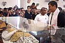 27 aprile 2010 - Il Presidente della Repubblica dell`Ecuador, Rafael Correa, ha reso omaggio all`urna di Don Bosco