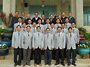 aprile 2012 - 17 postnovizi salesiani e formatori dellIspettoria del Vietnam con don Alfred Maravilla, membro del Dicastero per le Missioni.