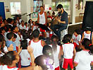 29 agosto 2012 – Gli alunni delle classi elementari di 3°,4° e 5° del collegio salesiano “Dom Bosco” durante l’attività musicale “Pastorale in Concerto”.