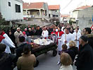 15 Marzo 2013 - Processione dellurna di Don Bosco verso la chiesa Madonna di Loreto a Zadar (Zara).