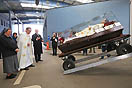 11 aprile 2013 - Don Karol Maník, Ispettore dei Salesiani della Slovacchia dà il benvenuto all`urna di Don Bosco.
