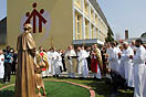 21 aprile 2013 - Benedizione statua di Don Bosco, vescovo Tomas-Galis.