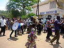 21 aprile 2013 - La parrocchia Maria Ausiliatrice di Lom appartenente allIspettoria dellAfrica Occidentale Francofona, ha organizzato la giornata vocazionale e Pasqua dei ragazzi.