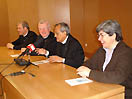 19 maggio 2013 - Don Pascual Chvez, Rettor Maggiore e il suo Vicario don Adriano Bregolin, incontro con i pellegrini appartenenti alla Famiglia Salesiana.