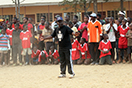 17-18 agosto 2013 - Celebrazione dell`apertura dell`anno centenario della diocesi di Sakania-Kipushi. Partita finale del torneo di calcio arbitrata da don Jean Claude Ngoy, Ispettore AFC
