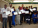 agosto 2013 - Gli alunni dell’Istituto Superiore Don Bosco (ISDB)con i diplomi.