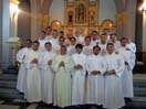 14 novembre 2013 - Celebrazione presso il Teologato Salesiano Andino dei Ministeri minori e il rinnovo della professione religiosa.
