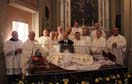 15 dicembre 2013 - Peregrinazione dell`Urna di Don Bosco nel Santuario di Maria Ausiliatrice, dove il salesiano Guido Cesare Salza ha emesso i voti perpetui.