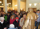 2 febbraio 2013 - La reliquia di Don Bosco, custodita in una statua, in peregrinazione nella Repubblica Ceca.