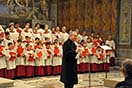 19 Marzo 2014 - CG27: visita alla cappella sistina concerto. Buonanotte del cardinale Pietro Parolin, Segretario di Stato Vaticano.