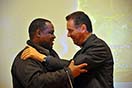 28 Marzo 2014 - CG27: Don Amrico Ral Chaquisse, nuovo Consigliere per la Regione Africa-Madagascar, con il Rettor Maggiore.