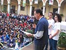 26 Aprile 2014 - Don ngel Fernndez Artime, Rettor Maggiore, IV Forum del Movimento Giovanile Salesiano (MGS) dellItalia centrale(ICC).

