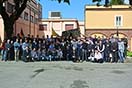 29 Aprile 2014 - Don ngel Fernndez Artime, Rettor Maggiore, insieme ai Maestri dei noviziati e i novizi di Genzano e di Pinerolo, i prenovizi delle Ispettorie Italiane e i loro formatori.