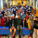 4 maggio 2014 - Don ngel Fernndez Artime, Rettor Maggiore, con i genitori dei Salesiani.