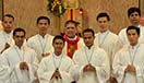 1° Maggio 2014 – Don Eligio Cruz, Ispettore delle Filippine Nord (FIN), Professioni Perpetue di 8 chierici salesiani.