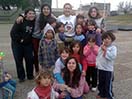 Luglio 2014  Giovani del Movimento Giovanile Salesiano delle parrocchie San Benito e San Ramn hanno dato assistenza a circa 40 bambini alloggiati nello Stadio Cerrado di Paysand per via delle inondazioni dal fiume Ro Uruguay.