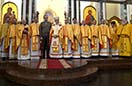 13 dicembre 2014 - Festa per il 95° compleanno e onomastico del vescovo salesiano ucraino Andriy Sapelak, emerito dell’Eparchia ucraina in Argentina.