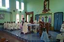 4 febbraio 2015  Don Francesco Cereda, Vicario del Rettor Maggiore, presiede linsediamento del nuovo Superiore della Visitatoria del Myanmar (MYM), don Charles Saw.