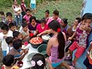 febbraio 2015  Mensa per i bambini pi poveri nella Missione salesiana di San Benito Petn.