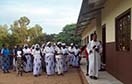 aprile 2015  Benedizione di 4 aule del Don Bosco di Lusaka da don George Chalissery, Superiore della Visitatoria Zambia-Malawi-Zimbabwe-Namibia.