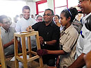 18 luglio 2015 - Visita del Presidente della Repubblica Democratica di Timor Est, on. Rui Maria de Araujo, all`Istituto Tecnico Don Bosco di Fatumaca