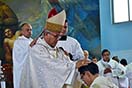 20 novembre 2015 – Per imposizione delle mani e preghiera consacratoria di mons. Misael Vacca Ramírez, vescovo della Diocesi di Duitama, č stato ordinato sacerdote il salesiano Ángel Francisco Pesca Pita.