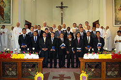 Photo for the article -RMG  63 NEWLY PROFESSED SALESIANS