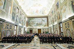Photo for the article -VATICAN  GC27: MEETING WITH POPE FRANCIS
