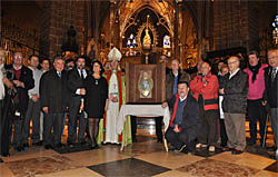 Photo for the article - SPAIN  "TROFEO BOSCOS" RECEIVES THE MEDAL OF THE DIOCESAN CHURCH