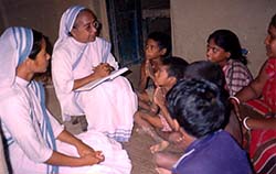 Photo for the article -INDIA  SISTERS OF MARY IMMACULATE LEAD RAIDS ON BROTHELS IN INDIA
