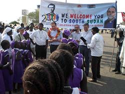 Photo for the article -SOUTH SUDAN  WELCOME TO THE RECTOR MAJOR
