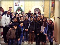 Photo for the article -SYRIA  FR STEFANO MARTOGLIO ON EXTRAORDINARY VISITATION TO MIDDLE EAST