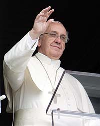 Photo for the article -VATICAN  POPE FRANCIS APPEALS FOR AN END TO THE SUFFERING IN THE WORLD
