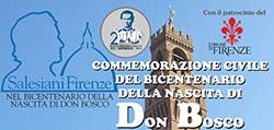 Photo de l'article -ITALIE  CLBRATION CIVILE  FLORENCE POUR LE BICENTENAIRE DE DON BOSCO