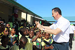 Photo for the article -HAITI  THE RECTOR MAJOR CONTINUES HIS VISIT