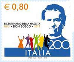 Photo de l'article -ITALIE  2 TIMBRES/POSTE POUR LES 200 ANS DE LA NAISSANCE DE DON BOSCO