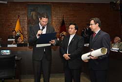 Photo for the article -ECUADOR  AWARDS AND GOODWILL AGREEMENT FOR THE SALESIAN CONGREGATION