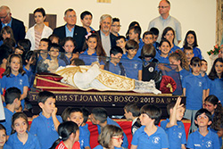 Photo for the article -ALBANIA  THE RELIC OF DON BOSCO COMPLETES ITS TOUR                               