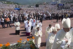Photo for the article -BOSNIA AND HERZEGOVINA  POPE FRANCIS PILGRIM OF PEACE AND DIALOGUE"