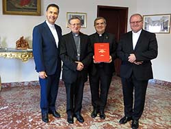 Photo for the article -VATICAN  DELIVERY OF THE POSITIO OF THE SERVANT OF GOD TITUS ZEMAN	