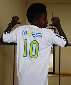 Photo for the article -RMG  A JERSEY FOR MY SMALL GUARDIAN ANGEL MESSI