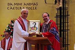 Photo for the article -ECUADOR  INSTALLATION OF THE NEW DIRECTOR OF CSRFP: FR. SALVADOR DELGADILLO CORNEJO