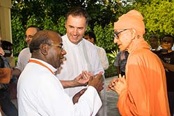 Photo for the article -INDIA  THE RECTOR MAJOR VISITED THE RAM KRISHNA MISSION MATH