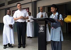 Photo for the article -INDIA  RECTOR MAJOR VISITS RANCHI
