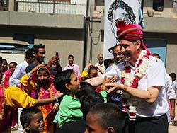 Photo for the article -INDIA  RECTOR MAJOR CONCLUDES HIS VISIT