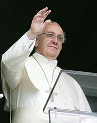 Photo for the article -VATICAN  POPE FRANCIS: "A BLASPHEMY TO USE THE NAME OF GOD TO JUSTIFY VIOLENCE!"
