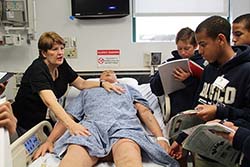 Photo for the article -UNITED STATES  ST. JOHN BOSCO HIGH SCHOOL STUDENTS EXPLORE CAREERS IN HEALTH CARE