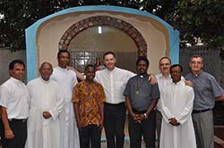 Photo for the article -LIBERIA  THE RECTOR MAJOR CONCLUDES HIS VISIT TO LIBERIA