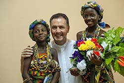 Photo for the article -GHANA  WELCOME, FR. NGEL!